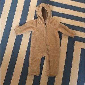 GAP fleece zip up suit
